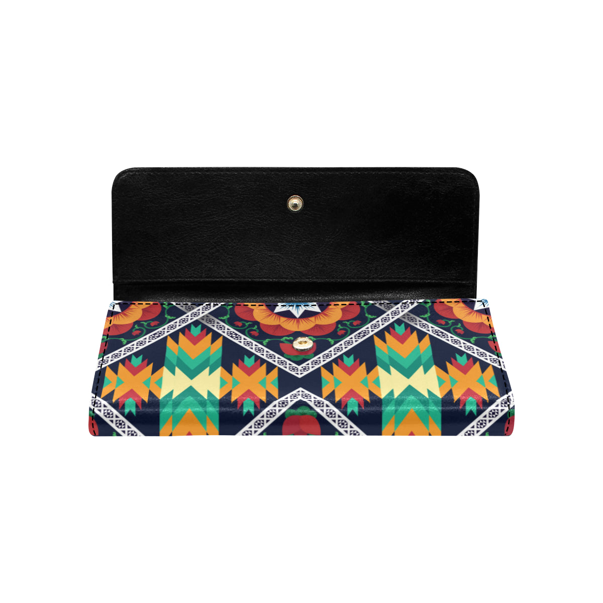 African Kente Women's Trifold Wallet