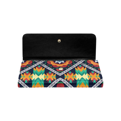 African Kente Women's Trifold Wallet