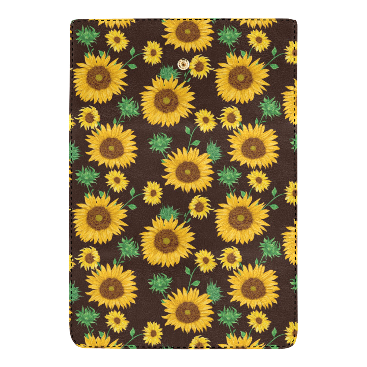 Sunflower Pattern Print Design SF01 Women's Trifold Wallet