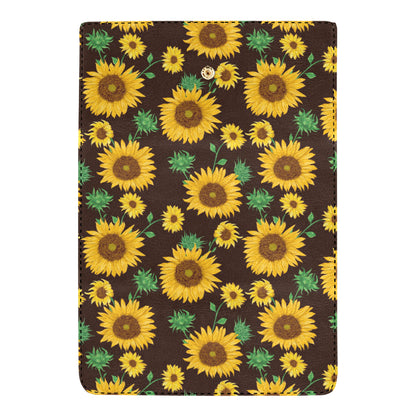 Sunflower Pattern Print Design SF01 Women's Trifold Wallet