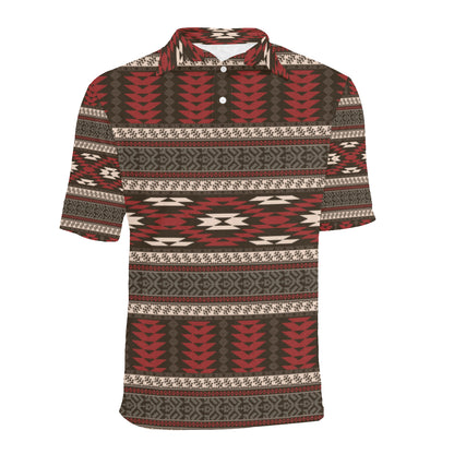 Native Pattern Print Design A03 Men Polo Shirt