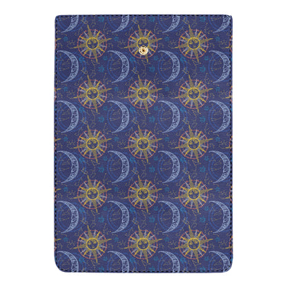 Celestial Moon Sun Pattern Print Design 01 Women's Trifold Wallet