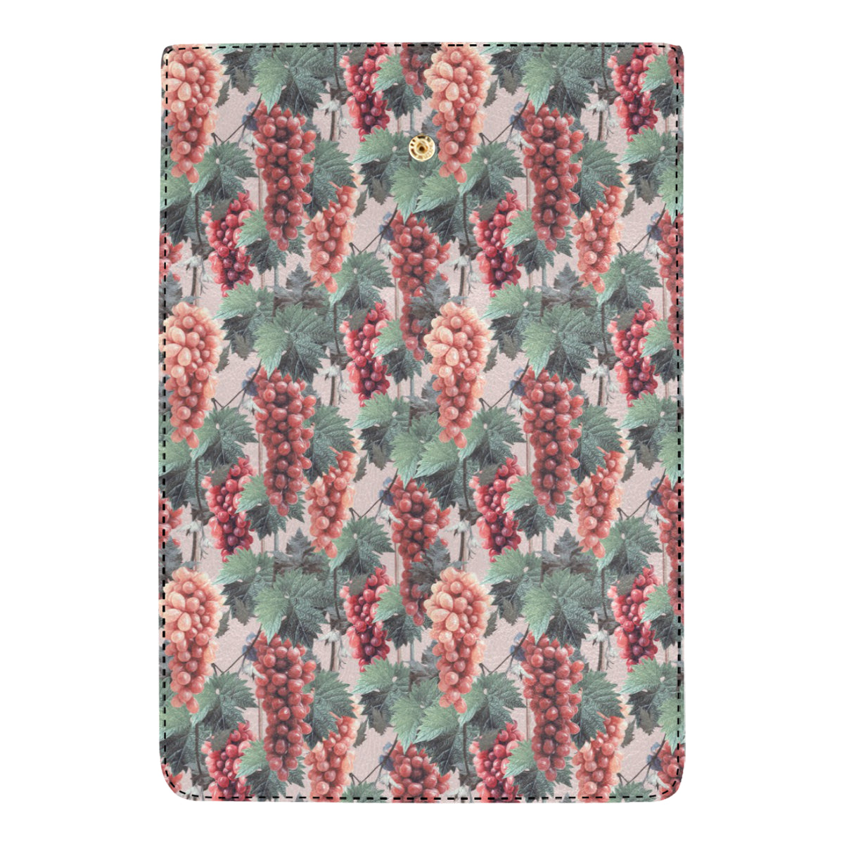 Grape Pattern Print Design GP01 Women's Trifold Wallet