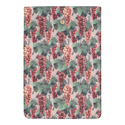 Grape Pattern Print Design GP01 Women's Trifold Wallet