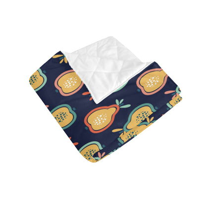 Pear Pattern Print Design PE03 Premium Quilt
