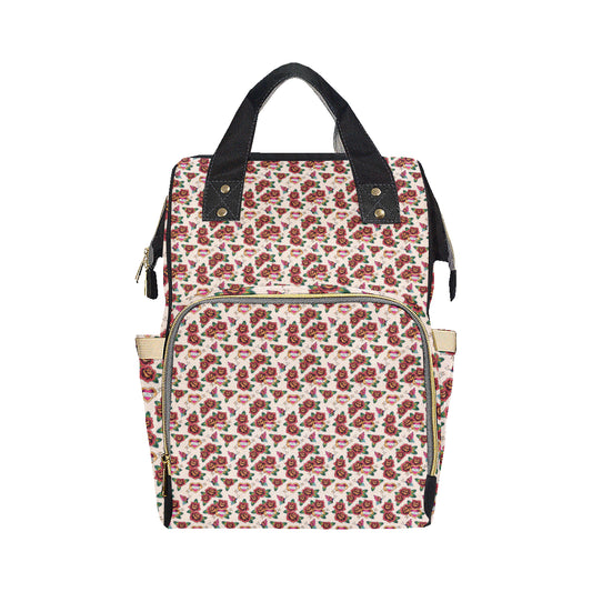 Old School Tattoo Rose Pattern Diaper Bag Backpack
