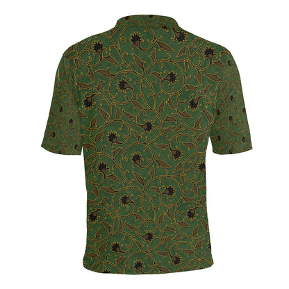 Brocade Pattern Print Design 02 Men Polo Shirt