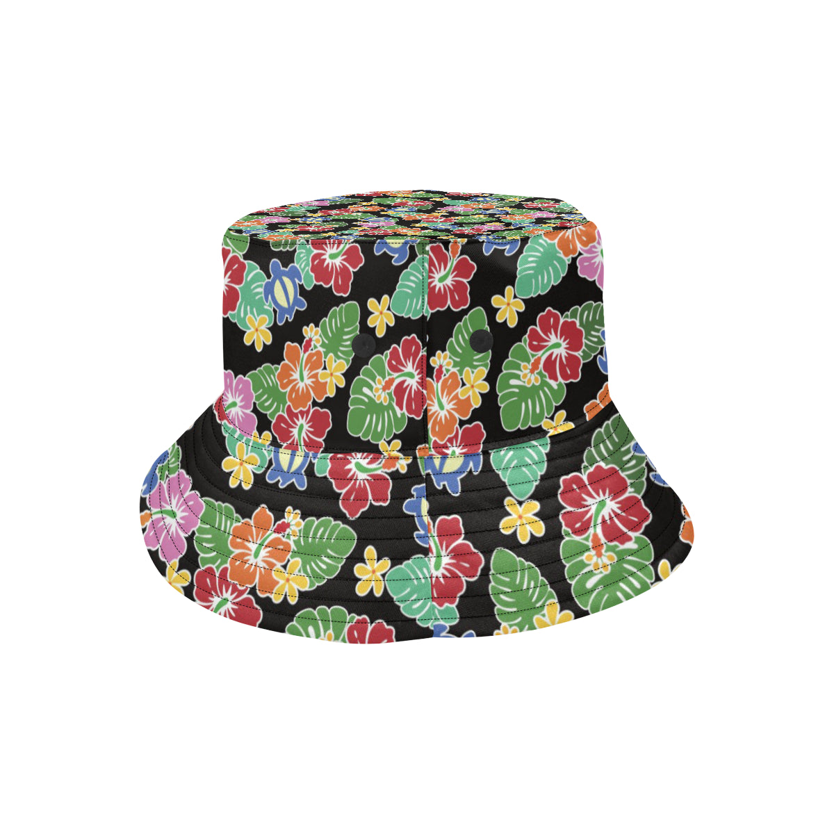 Hawaiian Themed Pattern Print Design H010 Unisex Bucket Hat