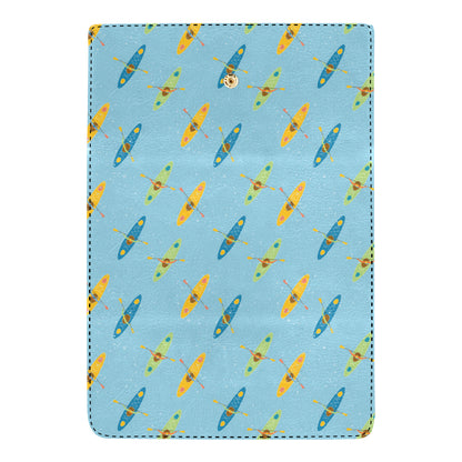 Kayak Pattern Print Design 04 Women's Trifold Wallet