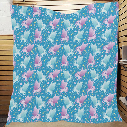 Pegasus Pattern Print Design 04 Premium Quilt