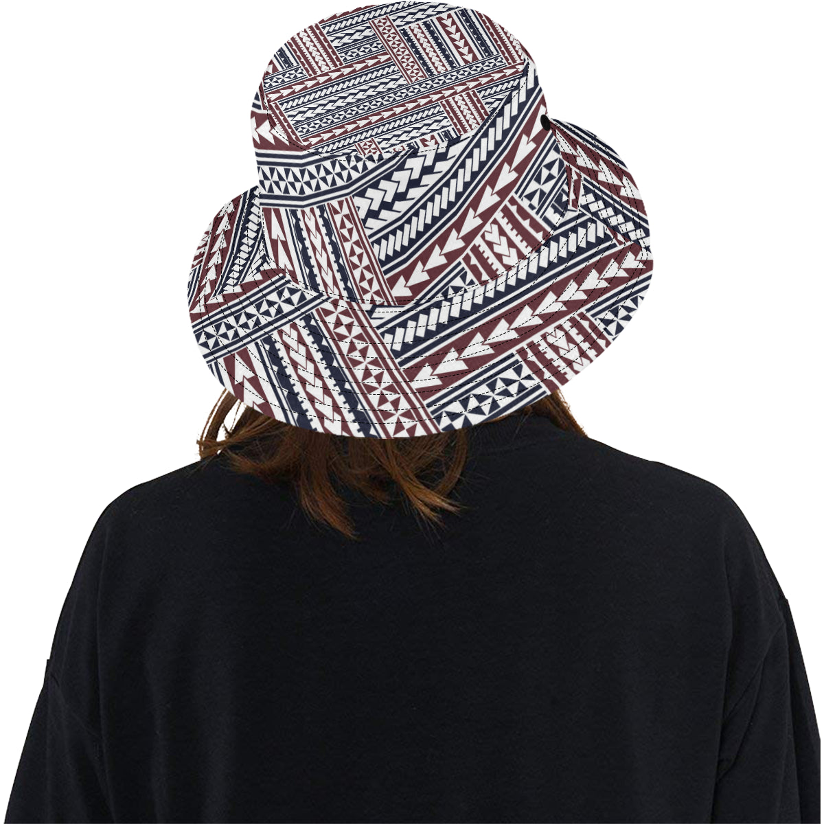 Polynesian Tribal line Unisex Bucket Hat