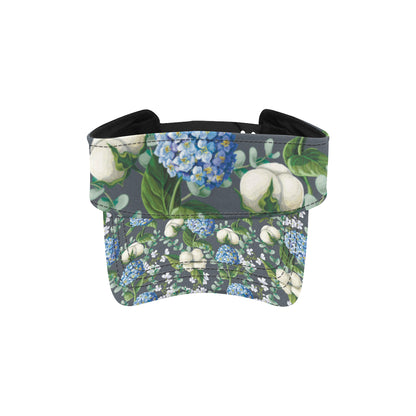 Hydrangea Pattern Print Design 02 Unisex Sun Visor