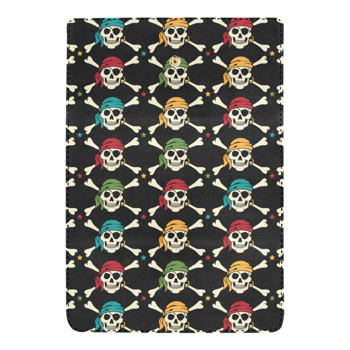Pirate Pattern Print Design A01 Women's Trifold Wallet