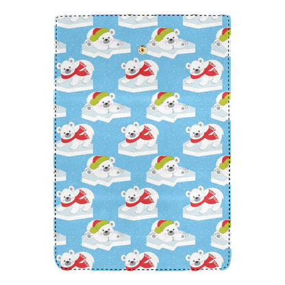 Polar Bear Pattern Print Design PB06 Women's Trifold Wallet