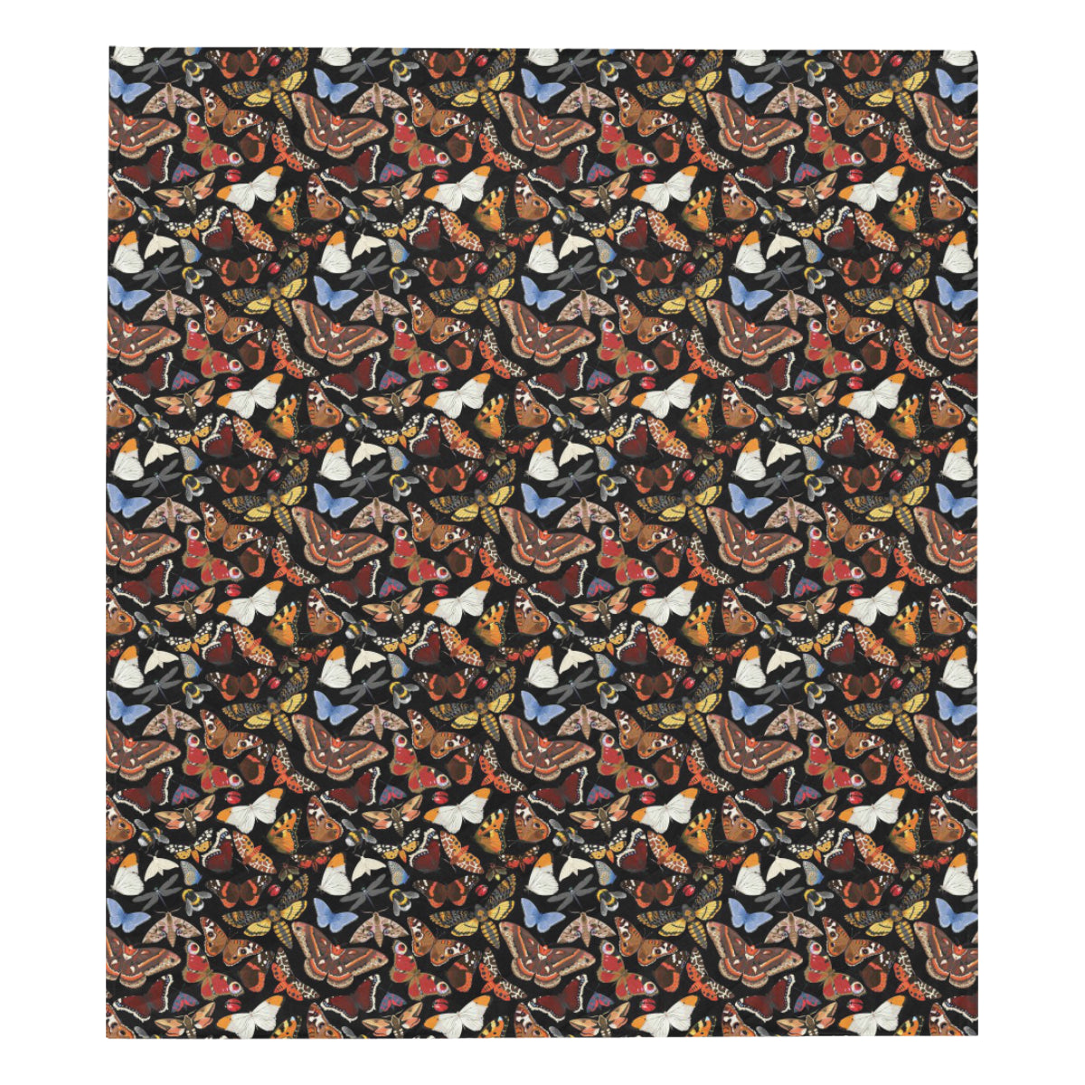 Butterfly Pattern Print Design 08 Premium Quilt