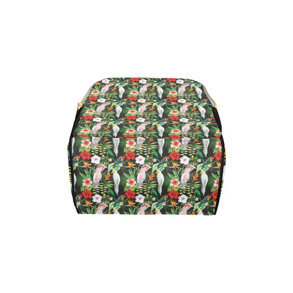 Tropical Flower Pattern Print Design TF03 Diaper Bag Backpack