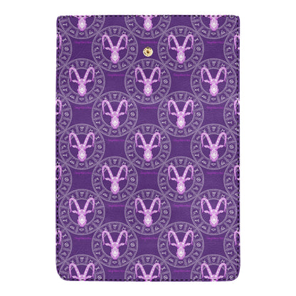 Capricorn Zodiac Pattern Print Design 04 Women's Trifold Wallet