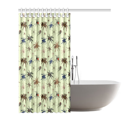 Tarantula Pattern Print Design 02 Shower Curtain