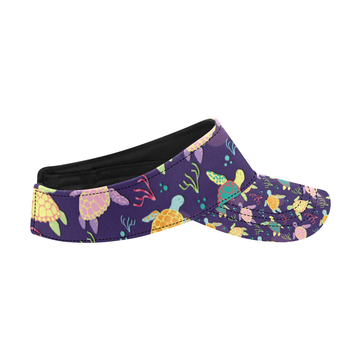 Sea Turtle Color Smile Unisex Sun Visor