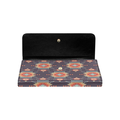 Tribal indians Aztec Women's Trifold Wallet