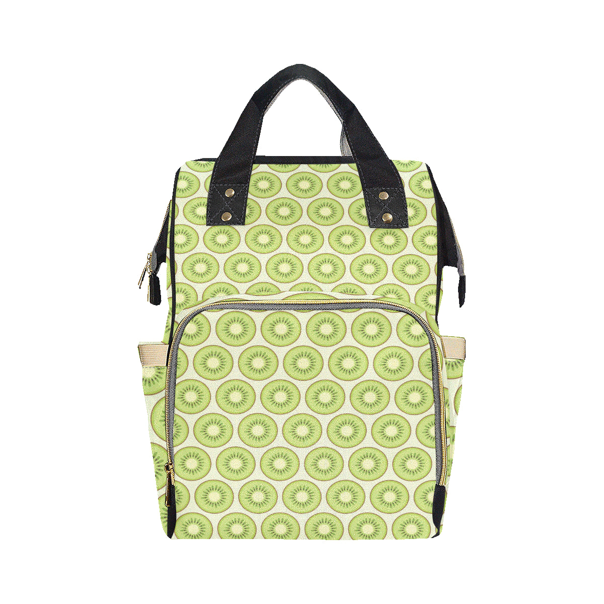 Kiwi Pattern Print Design KW02 Diaper Bag Backpack