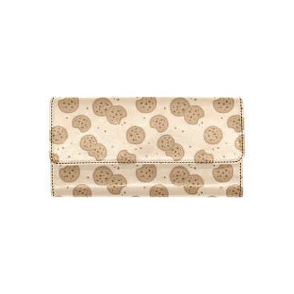 Biscuit Pattern Print Design 02 Women's Trifold Wallet