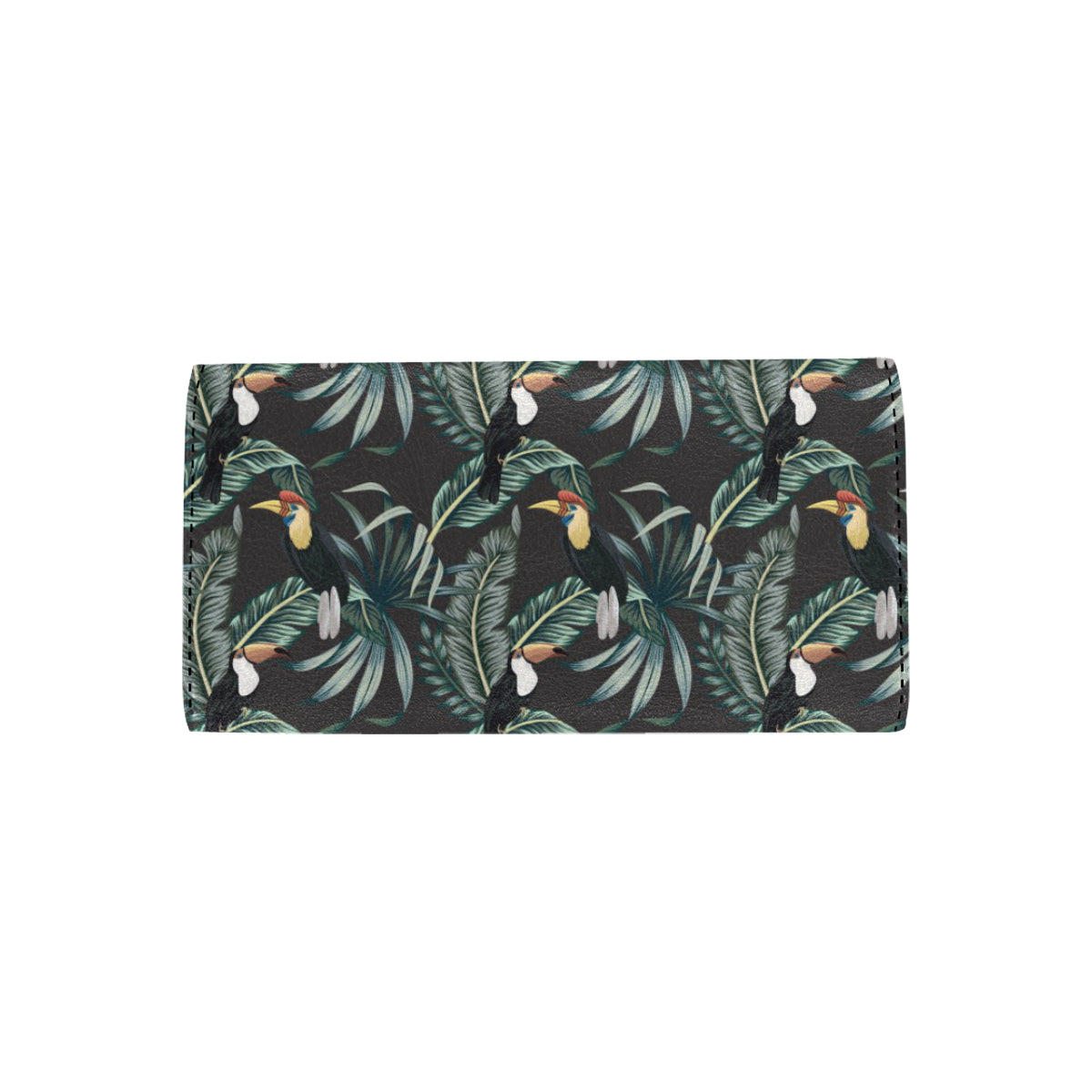 Rainforest Pattern Print Design RF06 Women's Trifold Wallet