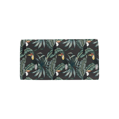 Rainforest Pattern Print Design RF06 Women's Trifold Wallet