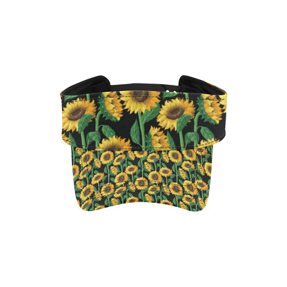 Sunflower Realistic Print Pattern Unisex Sun Visor