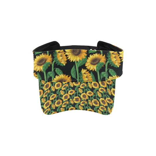 Sunflower Realistic Print Pattern Unisex Sun Visor
