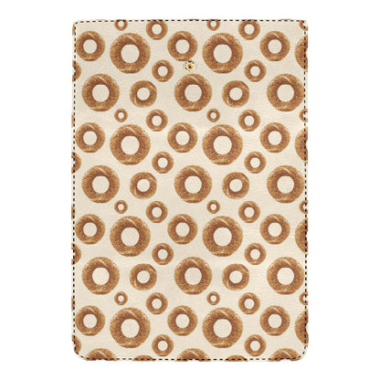 Bagel Pattern Print Design 01 Women's Trifold Wallet