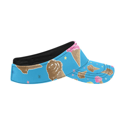 Ice Cream Pattern Print Design 01 Unisex Sun Visor