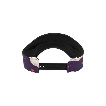 Rabbit Pattern Print Design RB016 Unisex Sun Visor