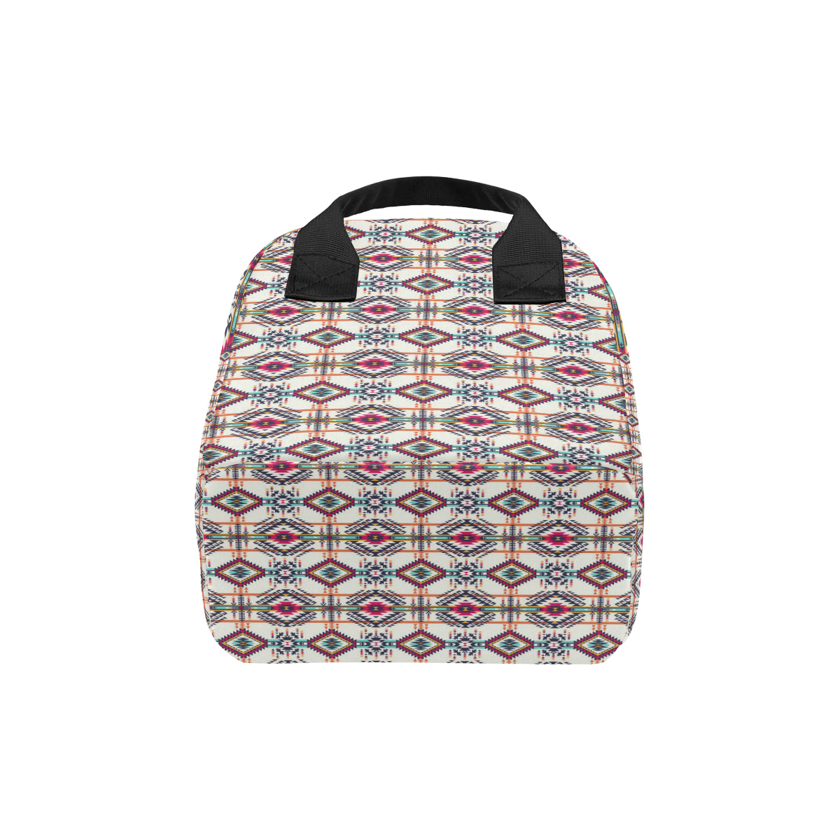 Indian Navajo Art Themed Design Print Insulated Lunch Bag