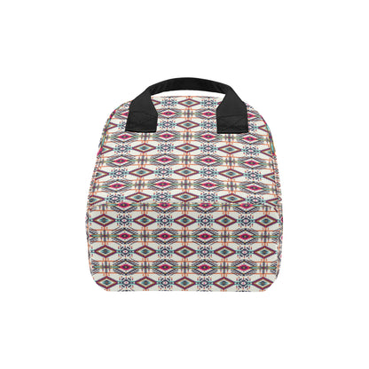 Indian Navajo Art Themed Design Print Insulated Lunch Bag