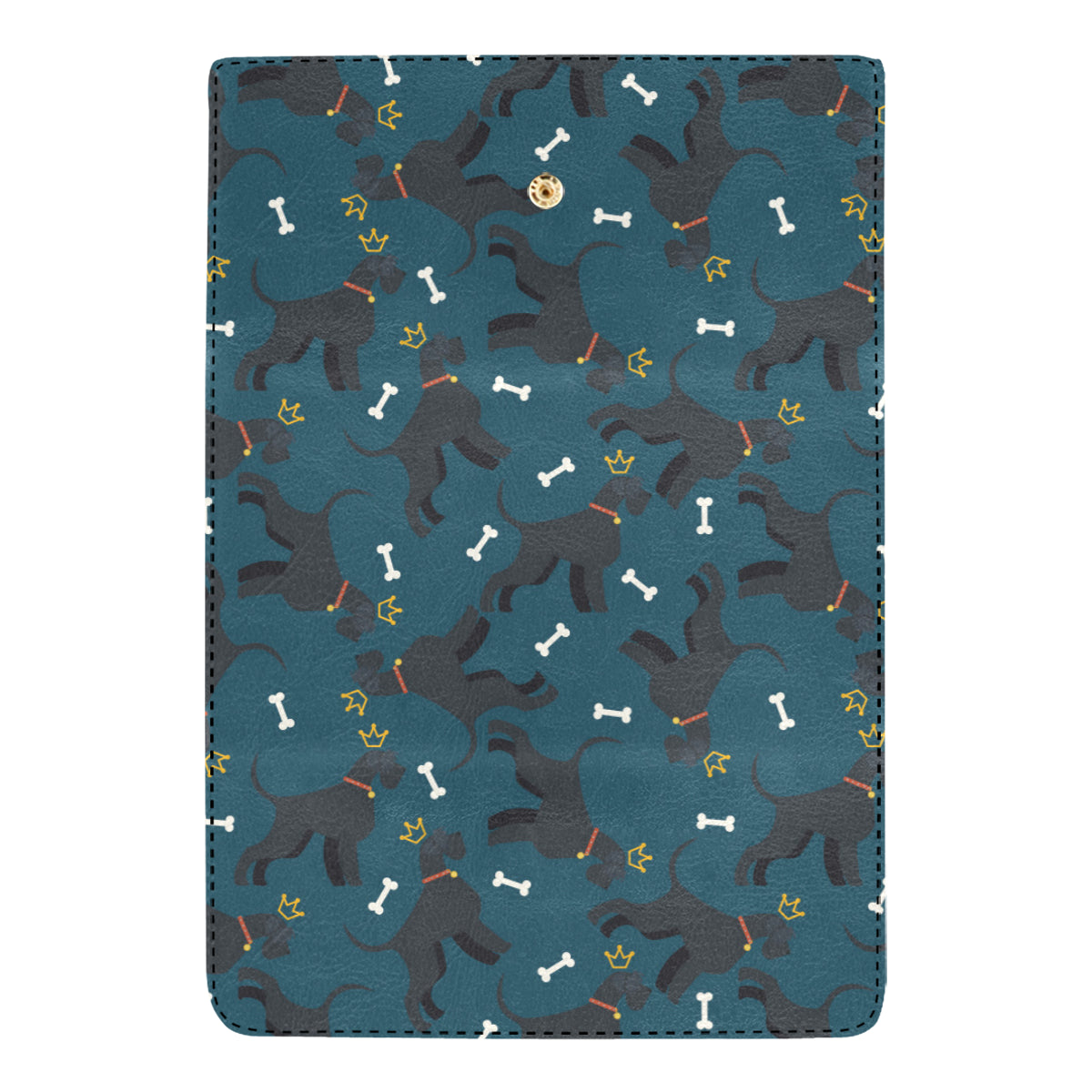 Schnauzers Pattern Print Design A04 Women's Trifold Wallet