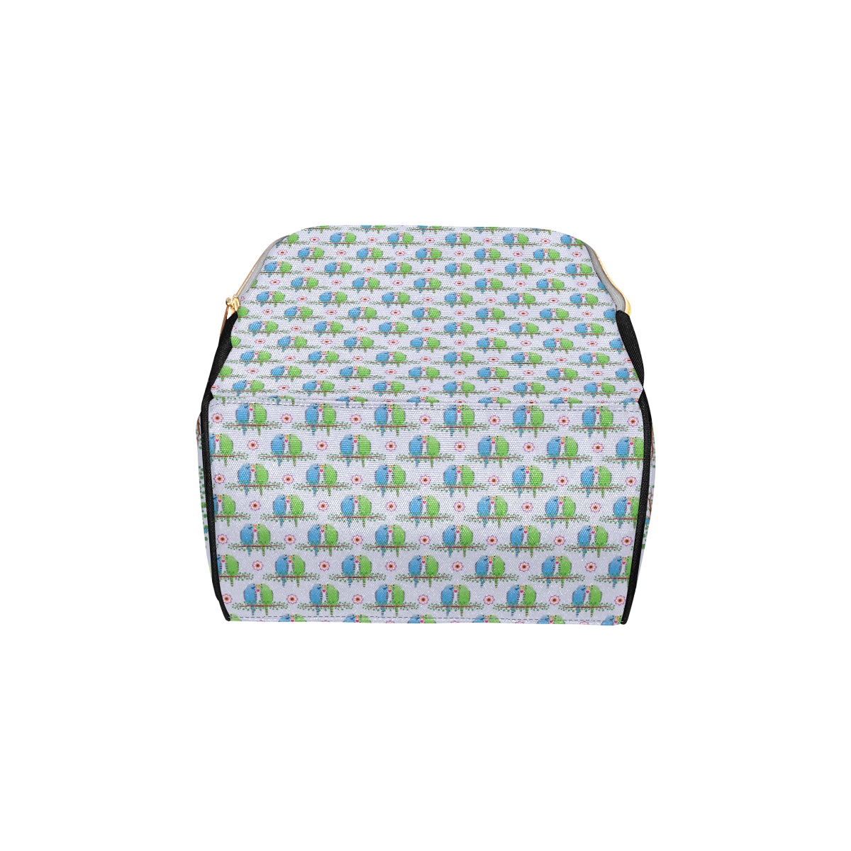 Budgerigar Pattern Print Design 05 Diaper Bag Backpack