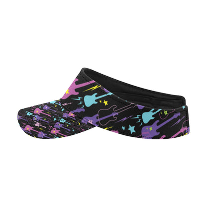 Electric Guitar Pattern Print Design 02 Unisex Sun Visor
