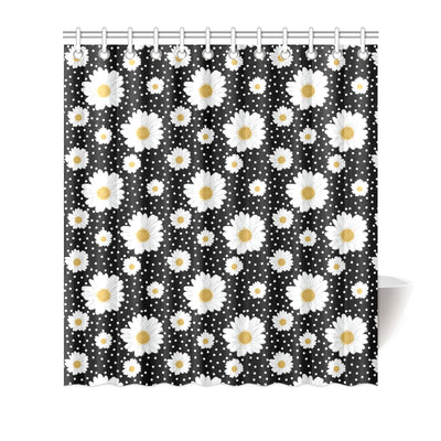 Daisy Pattern Print Design DS02 Shower Curtain