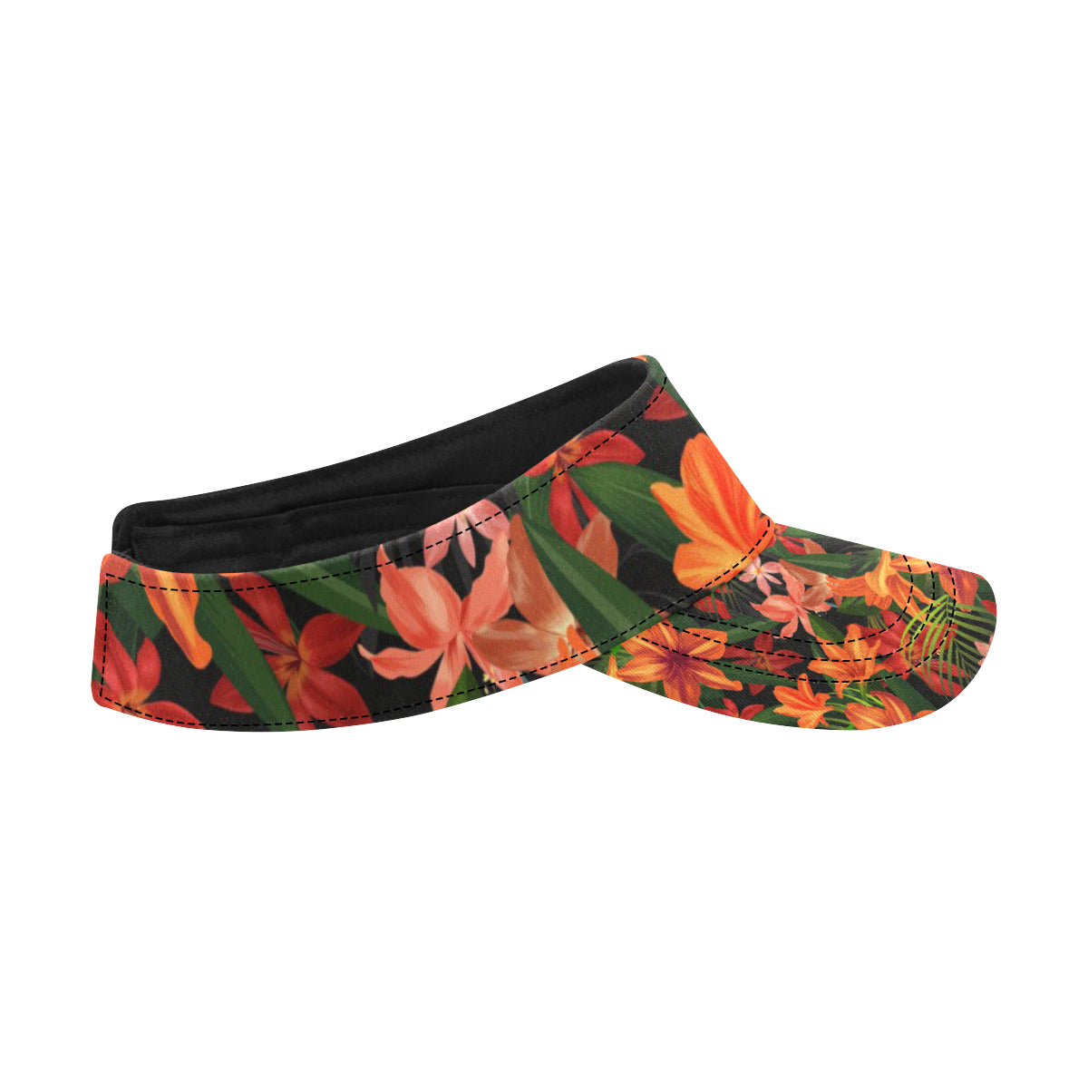 Amaryllis Pattern Print Design AL05 Unisex Sun Visor