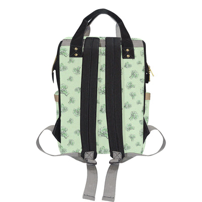 Broccoli Pattern Print Design 05 Diaper Bag Backpack