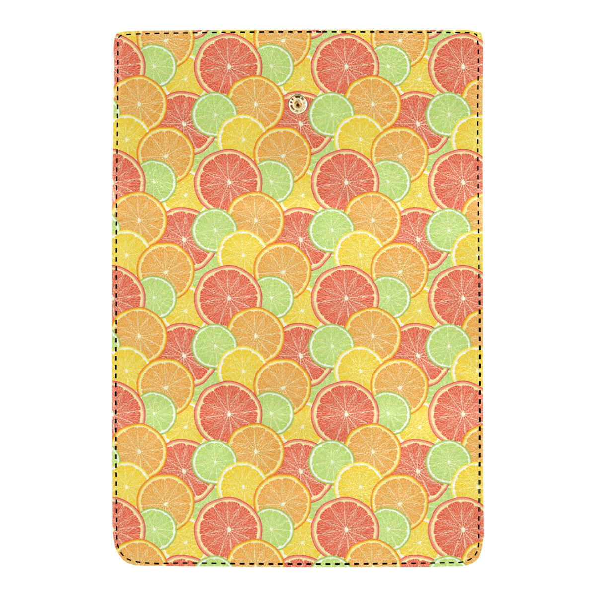 Grapefruit Pattern Print Design GF01 Women's Trifold Wallet
