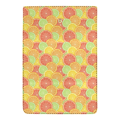 Grapefruit Pattern Print Design GF01 Women's Trifold Wallet