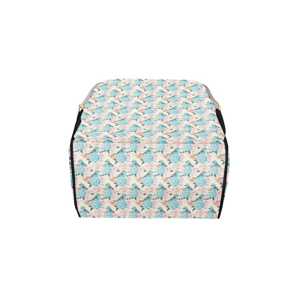 Bluebird Pattern Print Design 03 Diaper Bag Backpack