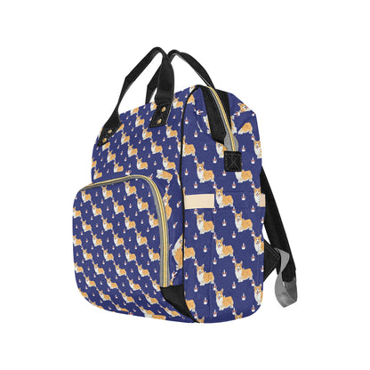 Pembroke Welsh Corgis Pattern Print Design A07 Diaper Bag Backpack