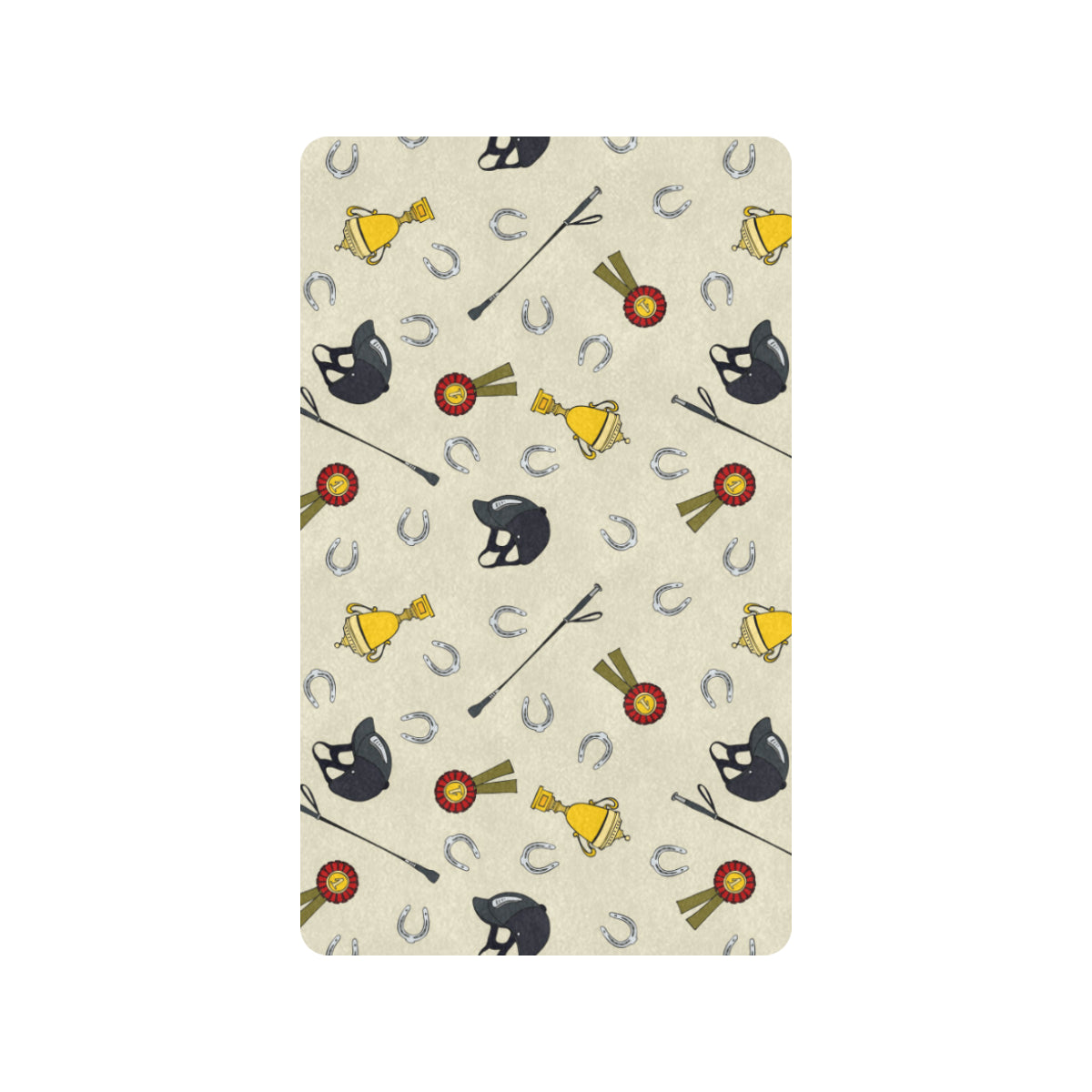 Equestrian Horseshoe Equipment Rubber Doormat
