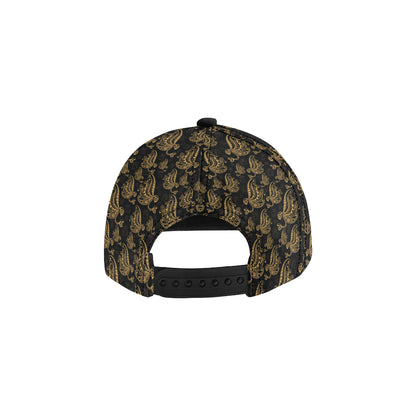 Owl Tribal Polynesian Design Print Snapback Cap