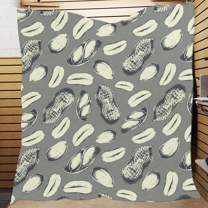 Peanut Pattern Print Design A01 Premium Quilt
