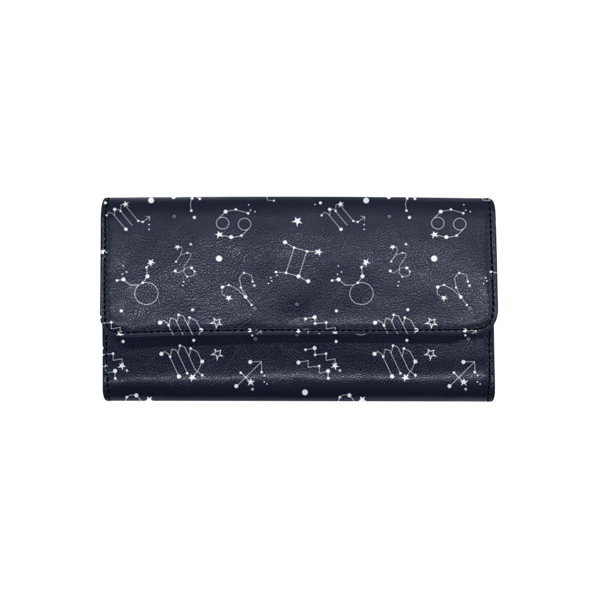 Constellation Pattern Print Design 05 Women's Trifold Wallet