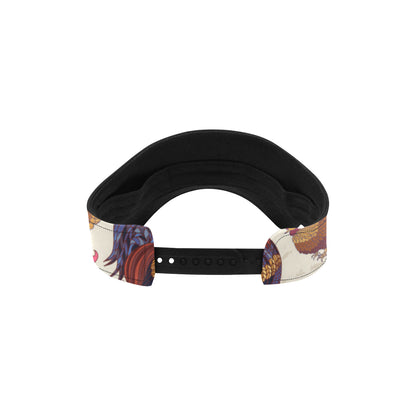 Rooster Pattern Print Design A03 Unisex Sun Visor